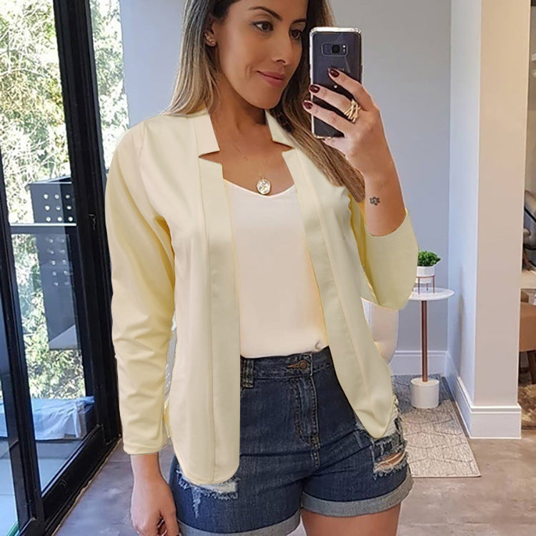 Blazer uni à manches longues S-5XL PYR