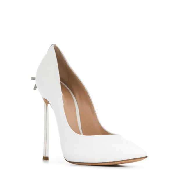 Chaussures à talons aiguilles AliExpress à bout pointu avec nœud et talon métallique à la mode Main Image