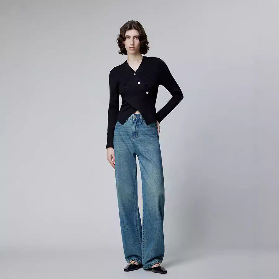 Mode américaine rétro nouveau jean femme