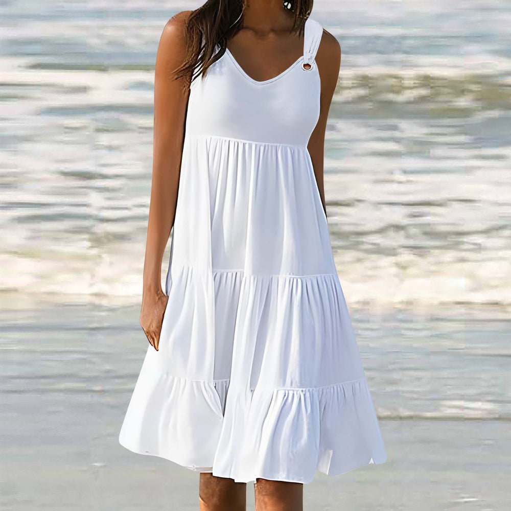 Casual Elegant Stitching Dress Women