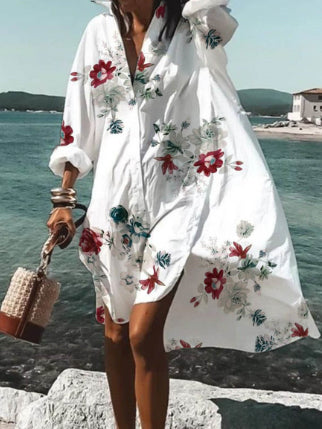 Robe Chemise Tendance et Tempérament Explosif