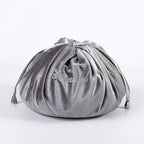 Nouveaux sacs cosmétiques en velours avec oreilles de lapin de dessin animé, trousse de maquillage, sacs cadeaux auto-adhésifs pour Pâques joyeuses pour filles