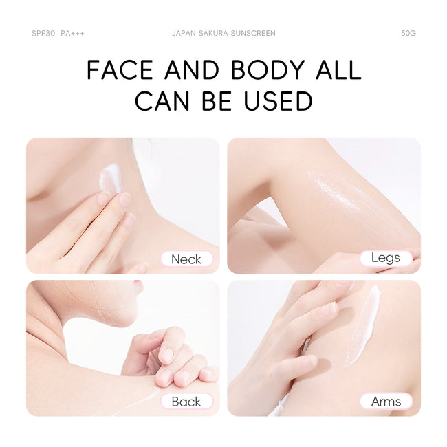 Cherry Blossom SunscreenSPF30 Isolation Skin Care Products Main Image