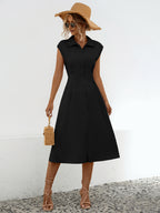Robe chemise gilet pour femme
