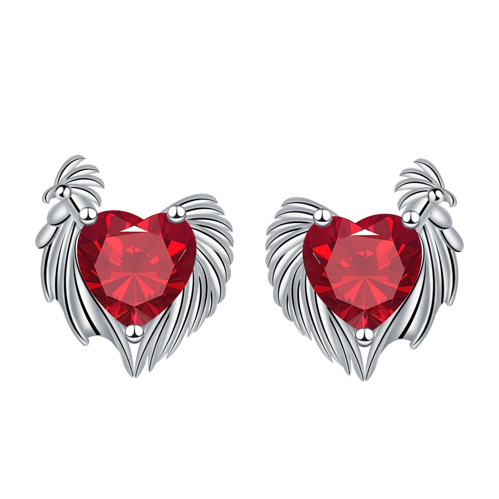 Boucles d'oreilles clous cœur élégantes et raffinées, bijoux de haute qualité pour femmes