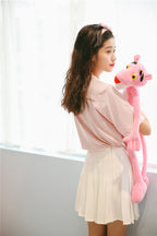 Pleated skirt with bow tie