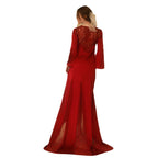 Robe longue de mariée pour femme