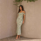 Robe sans manches à bretelles pour femme