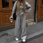 Two-piece Set Casual Cardigan Suit Women