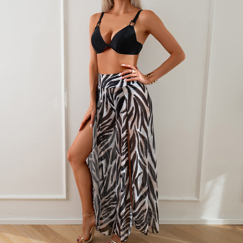 Maillot de bain bikini trois pièces pour femme