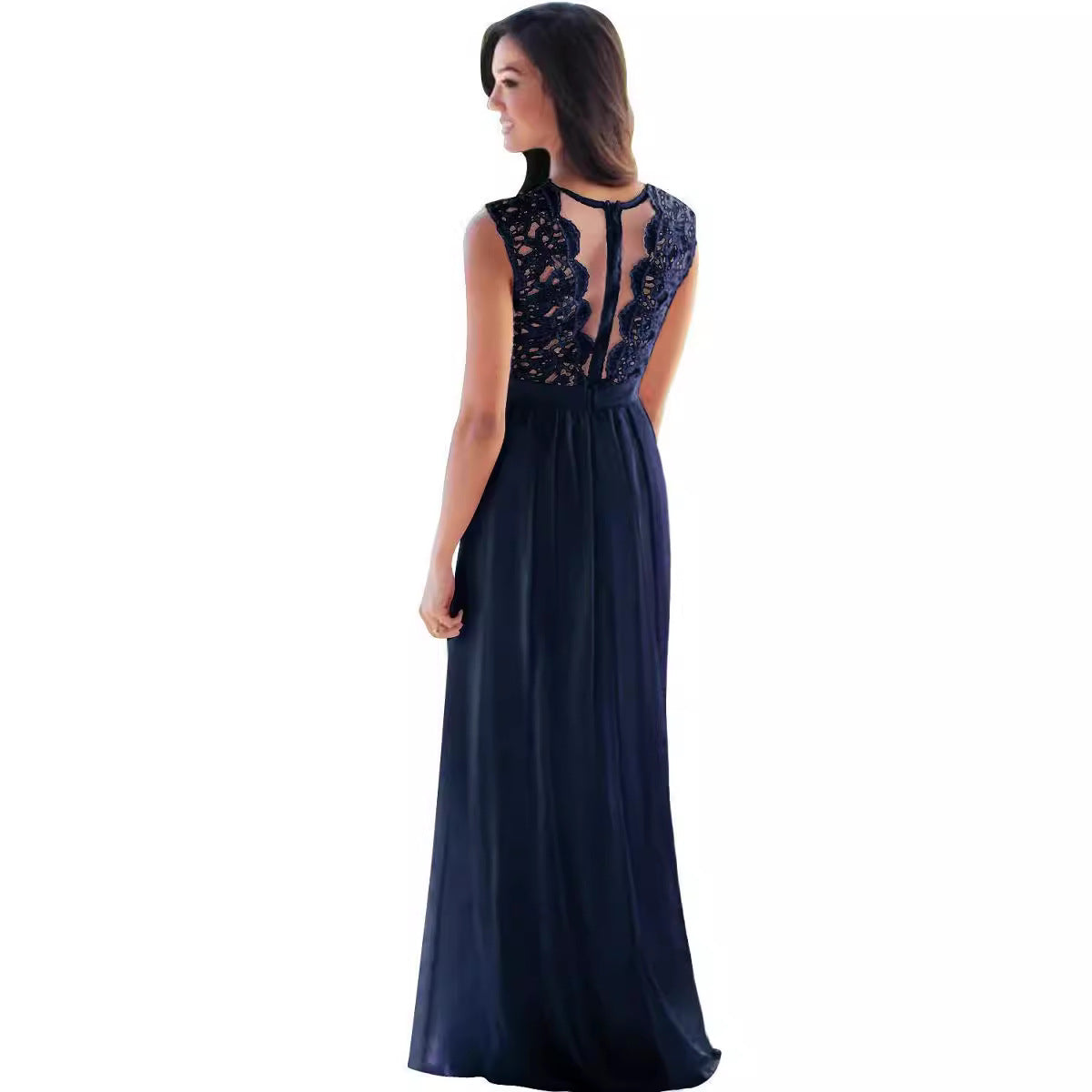 Robe de soirée élégante et sexy sans manches