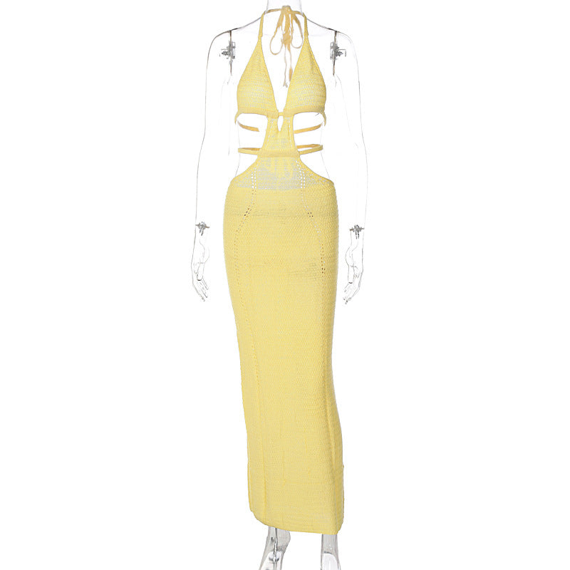 Robe Femme Lacée Découpée Poitrine