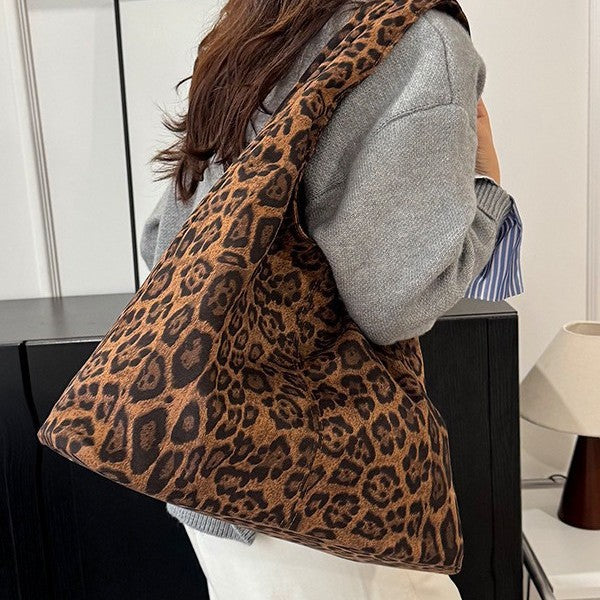 Sac fourre-tout grande capacité de couleur unie simple pour femmes Main Image