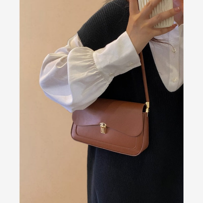 Sac Femme Bandoulière Couleur Unie Simple