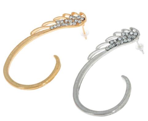 Feather Earings Oorbellen New Punk Clip Earrings Main Image