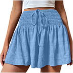 Shorts à cordon élégants et minimalistes pour femmes