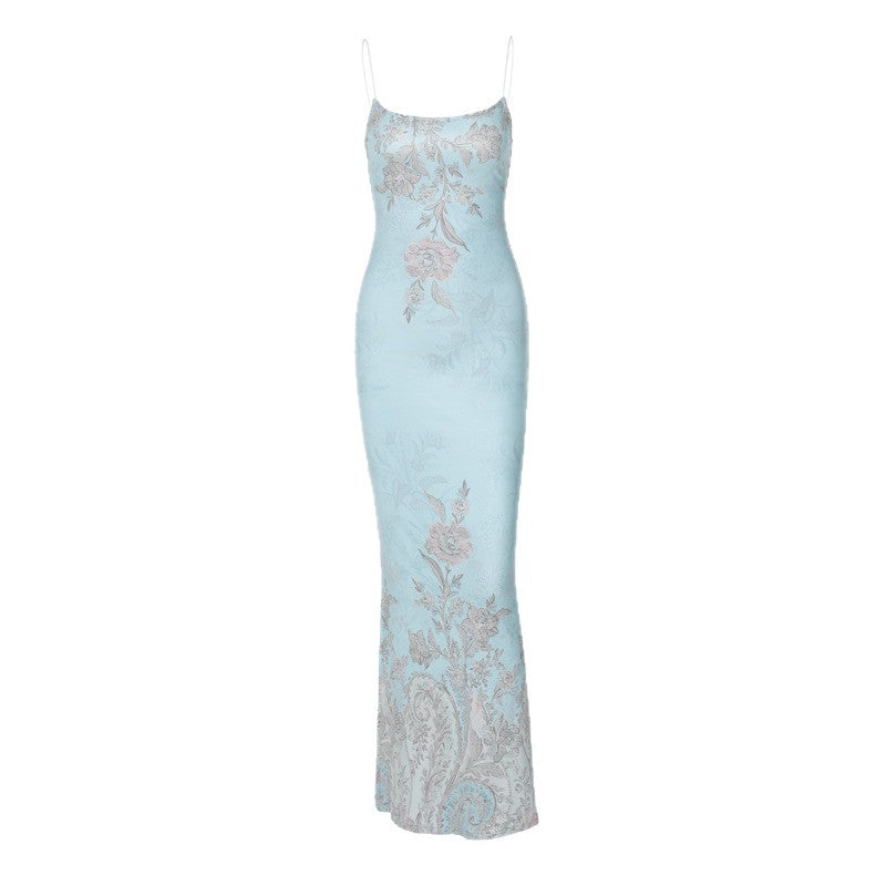 Robe Rétro Sexy Imprimée Pour Femme