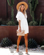 Fashion Casual Beach Vacation Style Sexy Loose Backless Dress