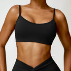 Soutien-gorge de yoga sans couture dos nu pour femme