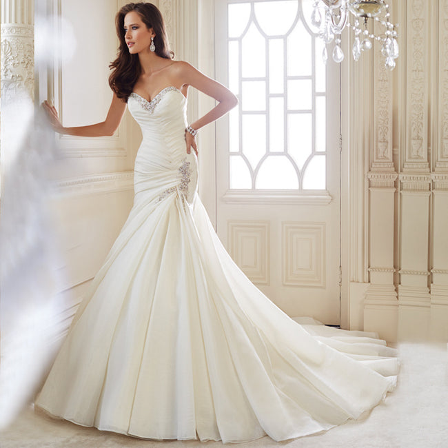 Robe de mariée sirène dos nu Hover Image
