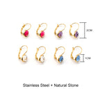 Bijoux Boucles d'oreilles en Cristal de Verre Autrichien Pendantes pour Femmes