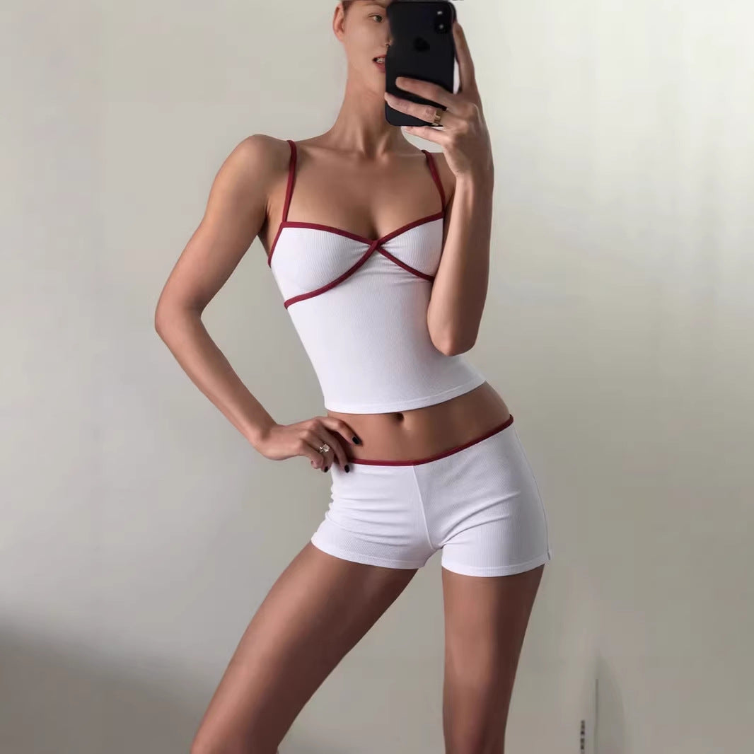 Haut Caraco Amincissant Imprimé Moulant Femme