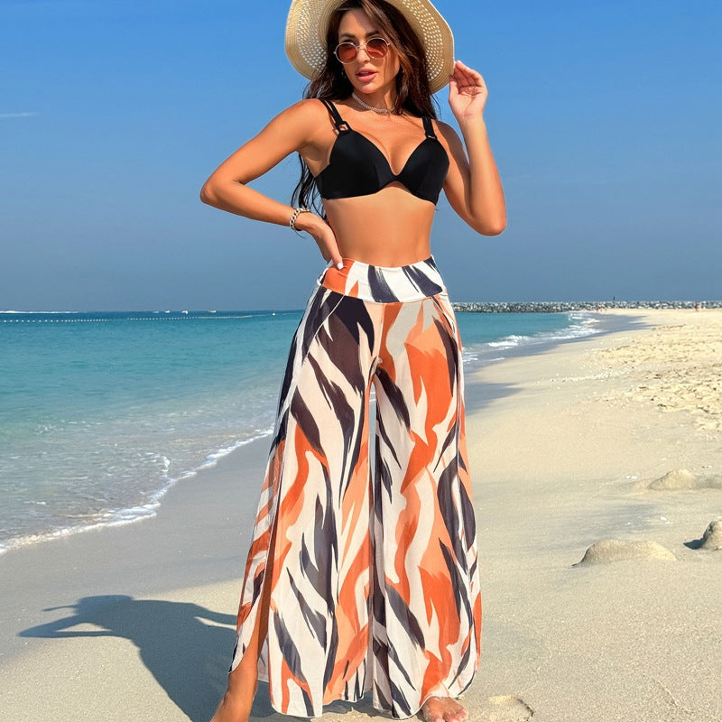 Maillot de bain bikini trois pièces pour femme