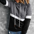 Pull Femme Automne et Hiver Couleur Unie Épissage