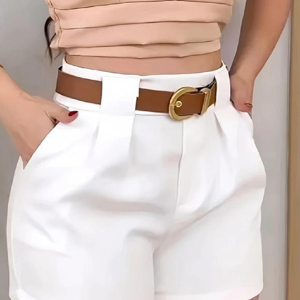 Shorts blancs décontractés élégants pour femme