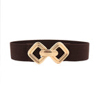 Décoration de joint de taille large pour femme avec ceinture élastique