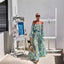 Robe imprimée en mousseline de soie pour les vacances à la plage de Bohème