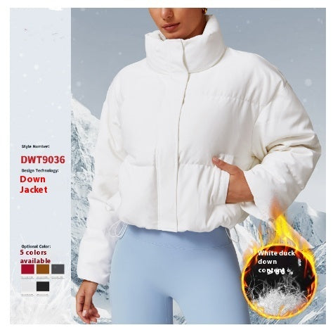 Doudoune chaude hiver confortable et polyvalente à manches longues Main Image
