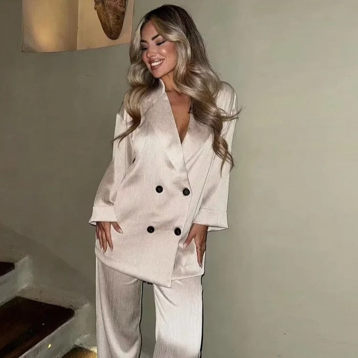 Blazer Femme Élégant Décontracté