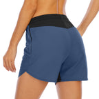 Shorts de sport de course pour femmes Boxer Mode Fitness Ample Élastique Loisirs Séchage rapide Pantalon Femme