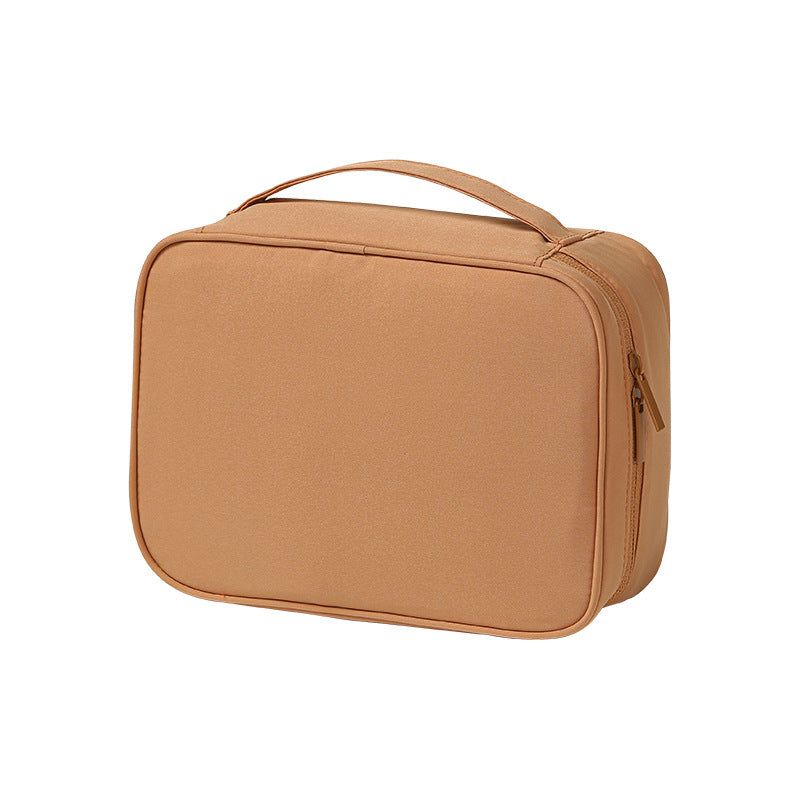 Trousse de maquillage portable en tissu Oxford avec séparateurs