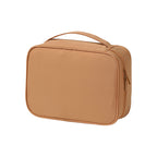 Trousse de maquillage portable en tissu Oxford avec séparateurs
