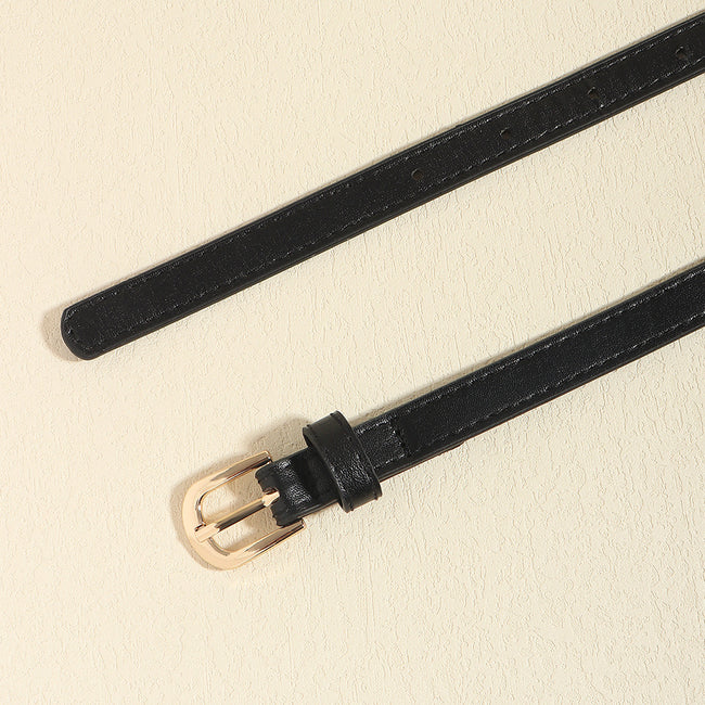 Chaîne de taille simple et polyvalente en métal tissé PU pour femmes de style européen et américain Main Image