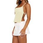 Haut caraco uni polyvalent pour femme
