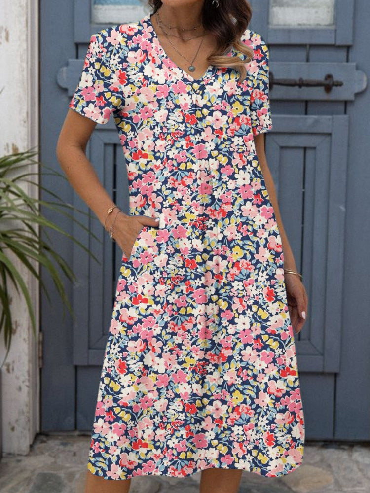 Robe Digitale Ample et Tendance pour Femme avec Imprimés