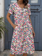 Robe Digitale Ample et Tendance pour Femme avec Imprimés