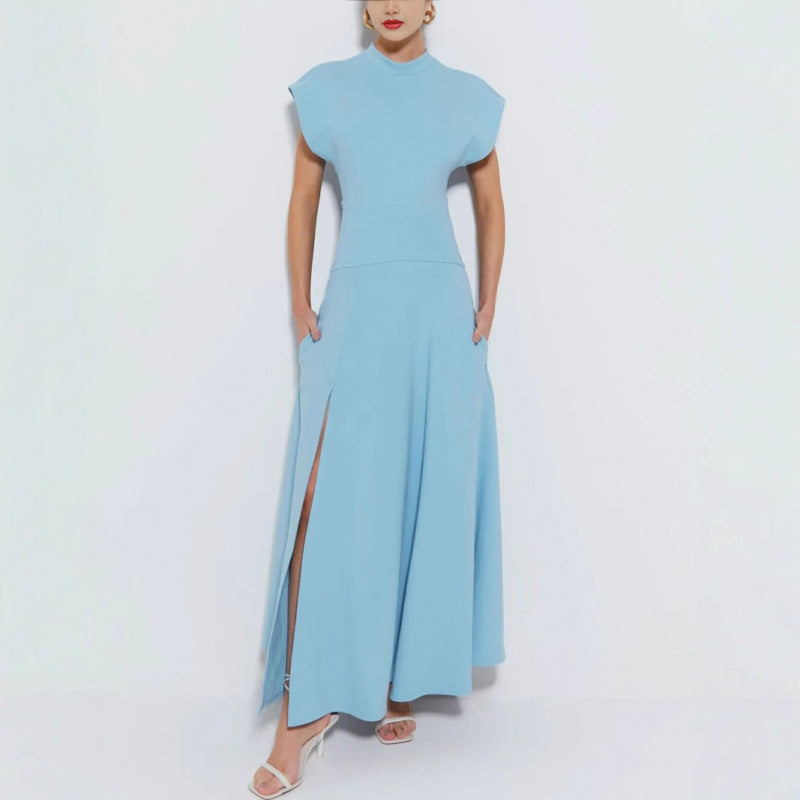 Robe ajustée fendue pour femmes
