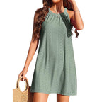 Robe de plage sans manches dos nu pour femmes