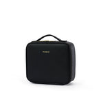 Trousse de Toilette en Cuir Grande Capacité Portable Trousse de Maquillage pour Maquilleur