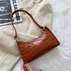 Pattern One Shoulder Handbag Temperament Trend Chain Bag Women