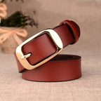 Ceinture en cuir pour femmes