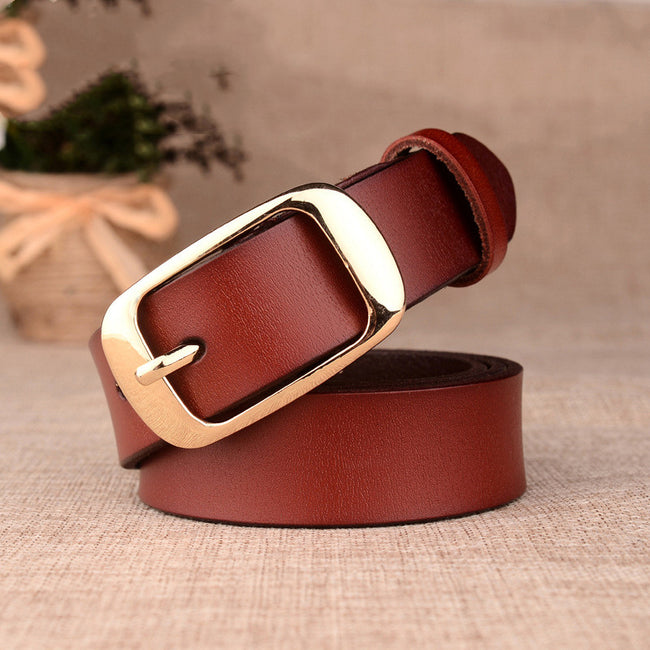 Ceinture en cuir pour femmes Main Image