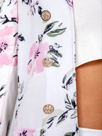 Ensemble tailleur femme deux pièces imprimé, veste tailleur élégante à double boutonnage et jupe moulante florale taille haute, nouvel ensemble tailleur femme, idéal pour le bureau, le shopping et les sorties.