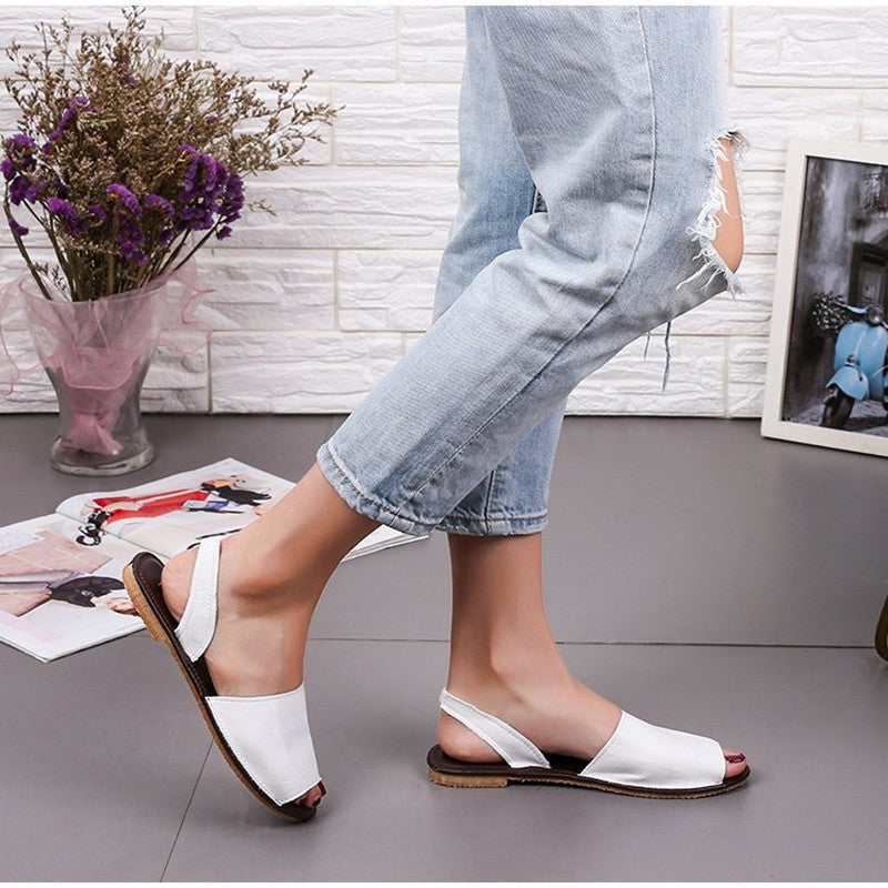 Sandales à bout ouvert pour femmes