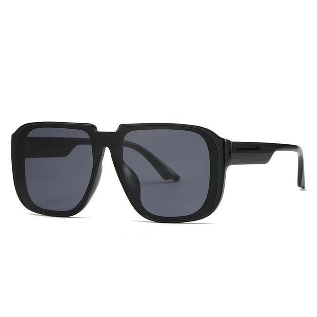 Nouvelles lunettes de soleil monobloc à la mode pour femmes rétro Main Image