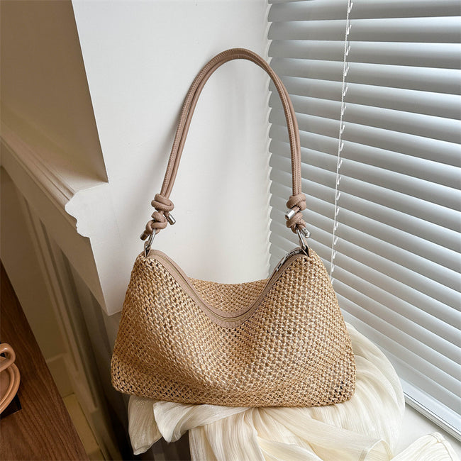 Sac Fourre-Tout Rétro Minimaliste Élégant Pour Femme Main Image
